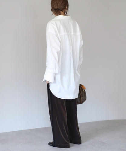 Glossy Velour Side-Line Pants [LADIES] 12
