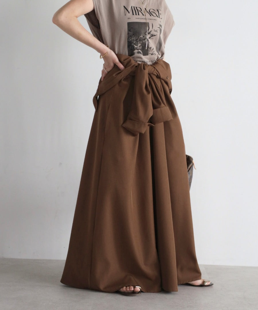 2Way Maxi Flare Shirt Dress [LADIES] 2