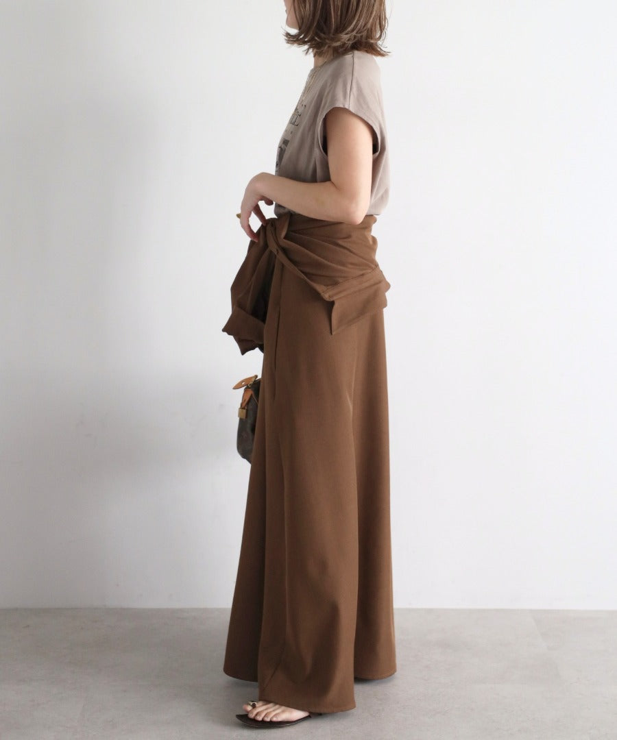 2Way Maxi Flare Shirt Dress [LADIES] 3