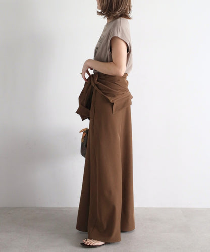 2Way Maxi Flare Shirt Dress [LADIES] 3