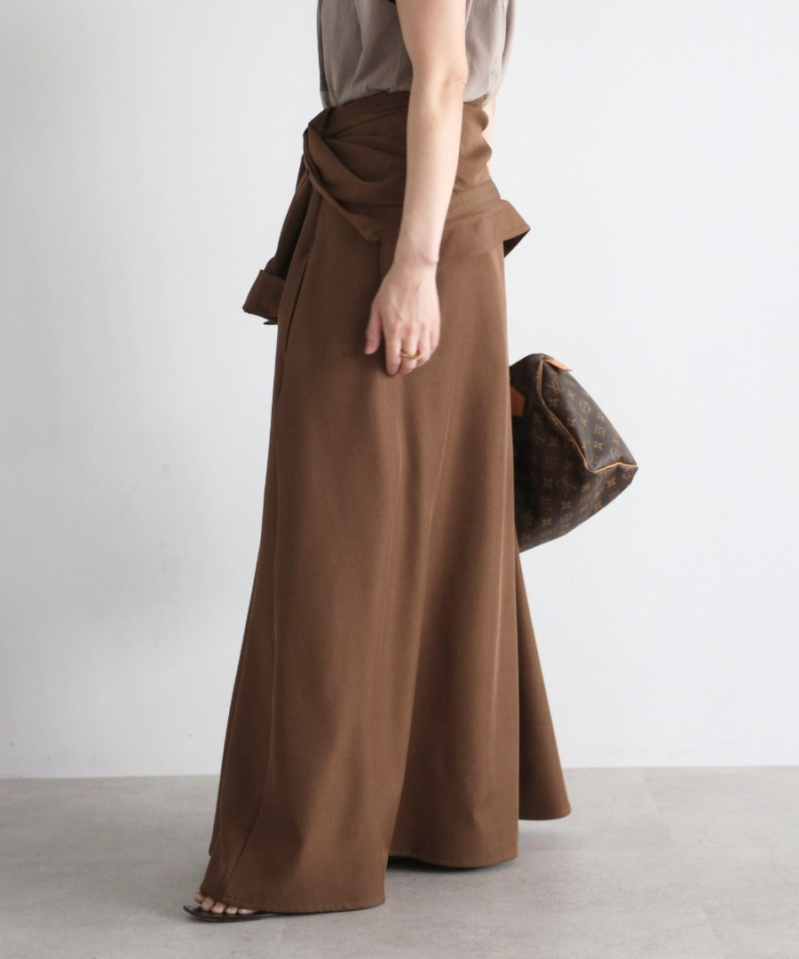 2Way Maxi Flare Shirt Dress [LADIES] 4
