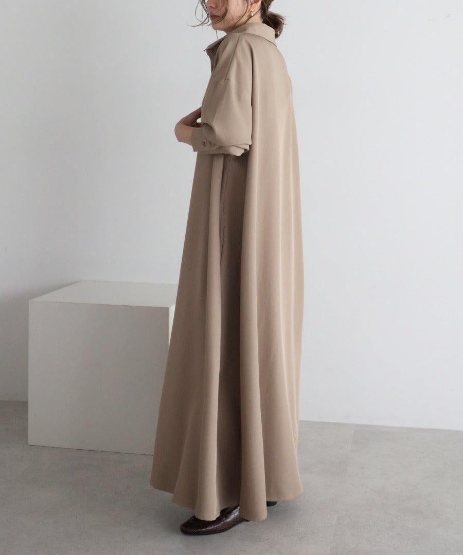 2Way Maxi Flare Shirt Dress [LADIES] 9