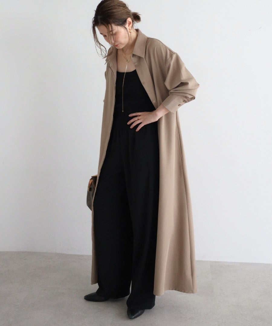 2Way Maxi Flare Shirt Dress [LADIES] 13