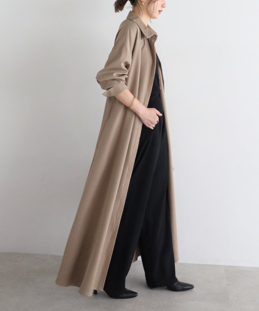 2Way Maxi Flare Shirt Dress [LADIES] 17