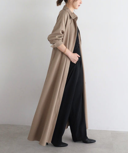 2Way Maxi Flare Shirt Dress [LADIES] 17