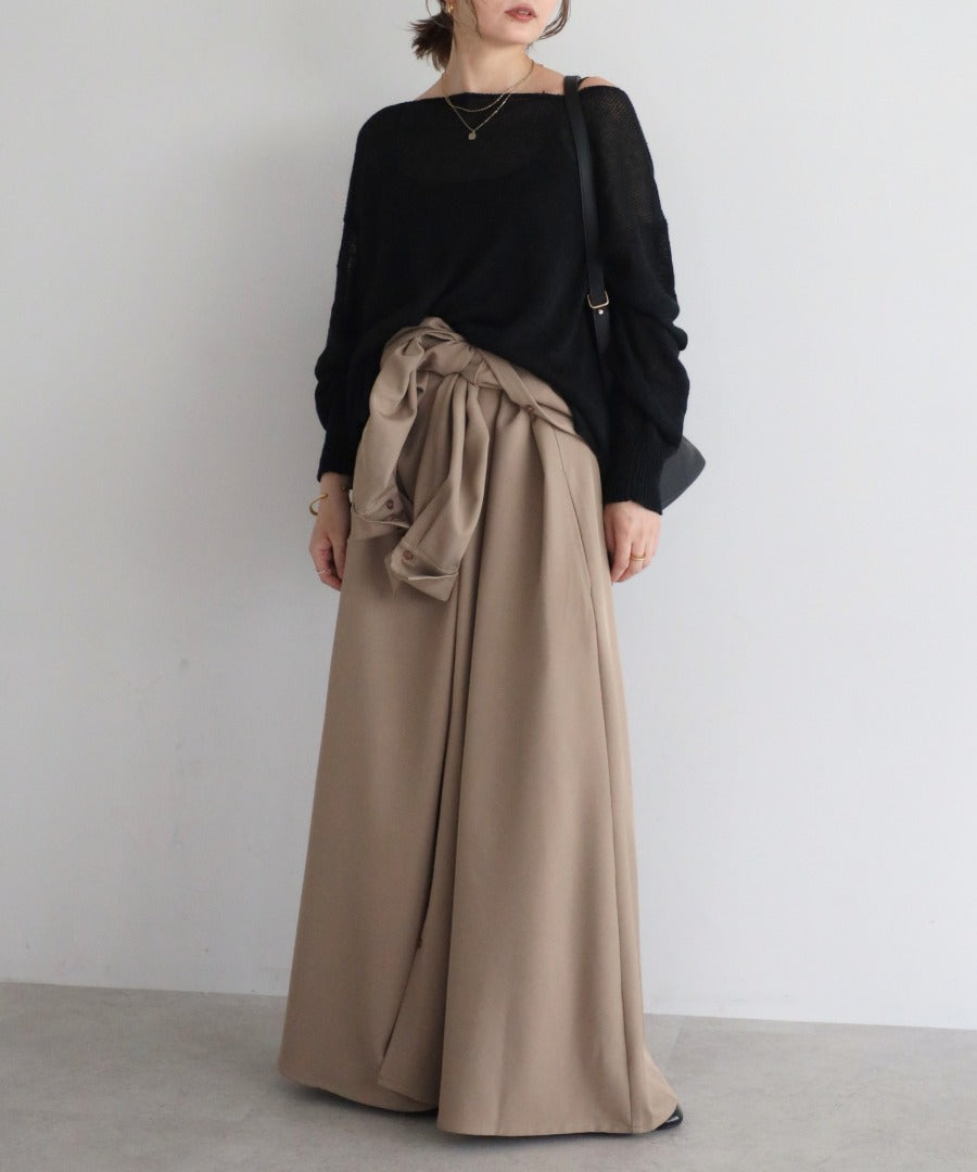 2Way Maxi Flare Shirt Dress [LADIES] 18