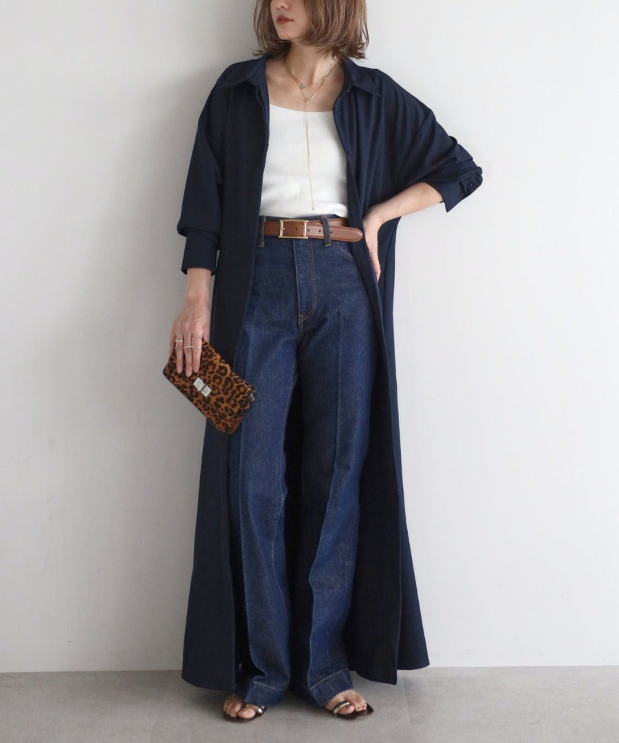 2Way Maxi Flare Shirt Dress [LADIES] 25