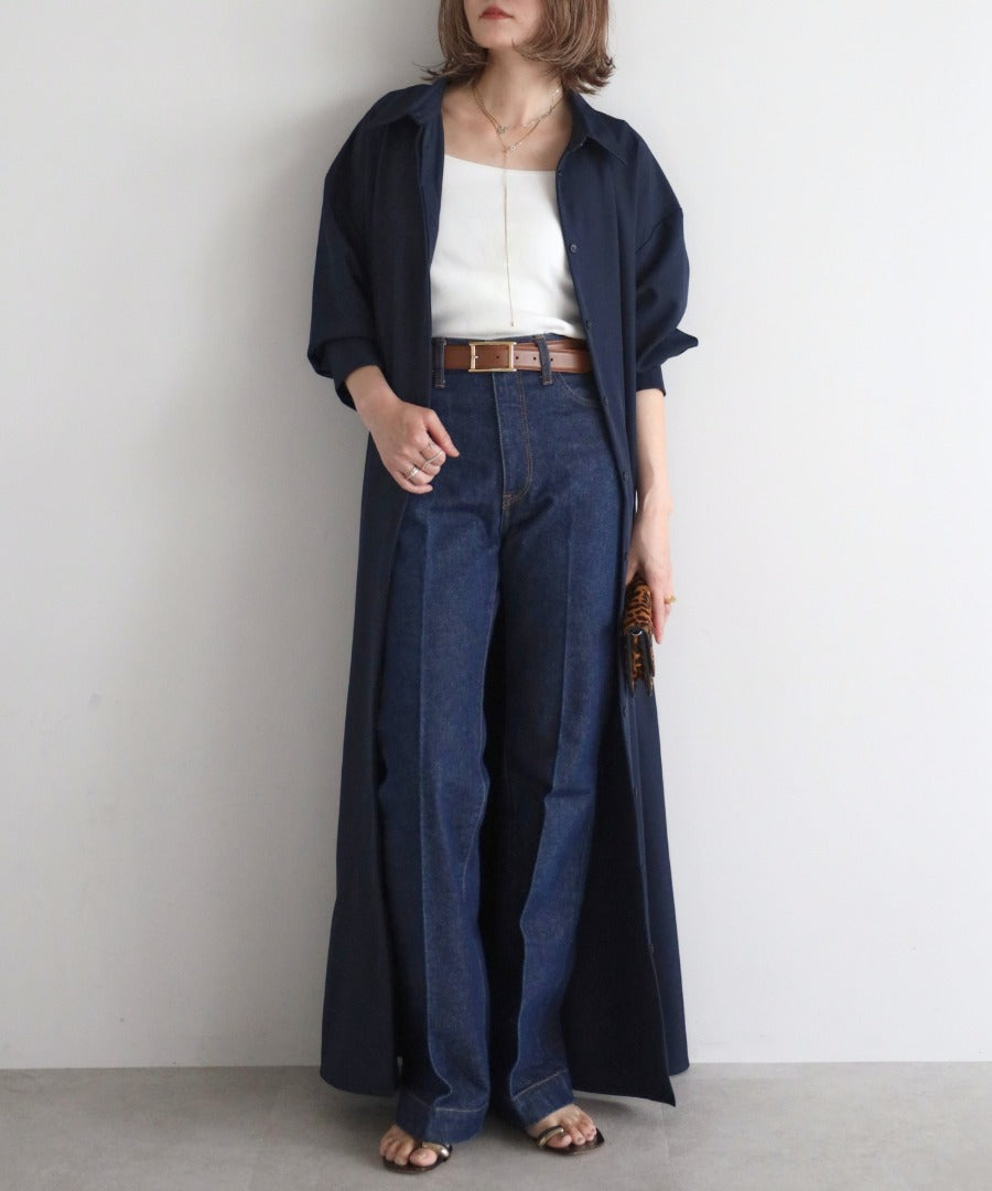 2Way Maxi Flare Shirt Dress [LADIES] 26