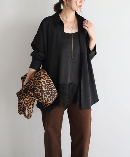 2Way Sleeve Drape Shirt [LADIES] 1