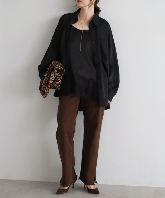 2Way Sleeve Drape Shirt [LADIES] 2