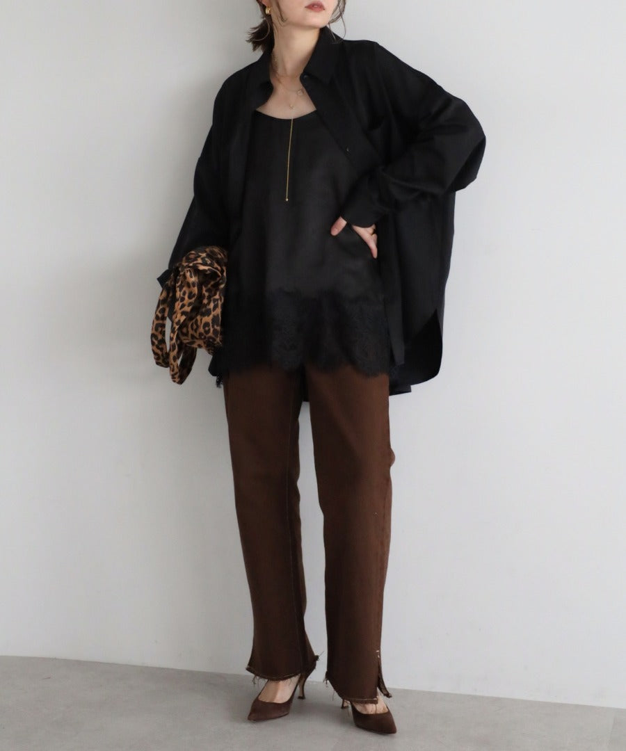 2Way Sleeve Drape Shirt [LADIES] 4