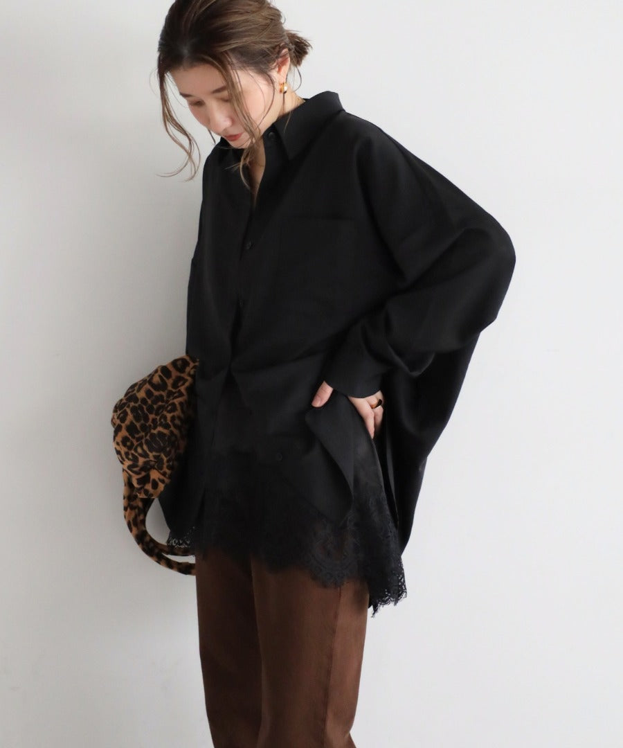 2Way Sleeve Drape Shirt [LADIES] 5