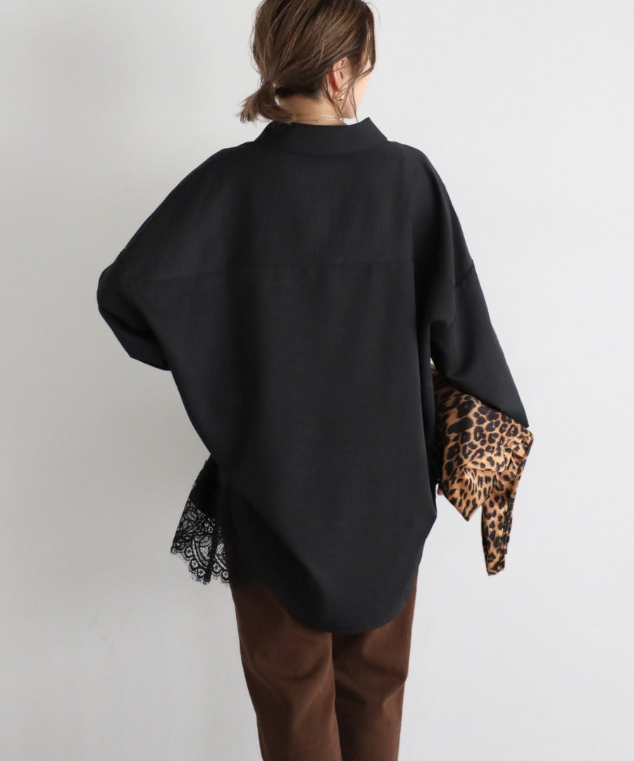 2Way Sleeve Drape Shirt [LADIES] 9