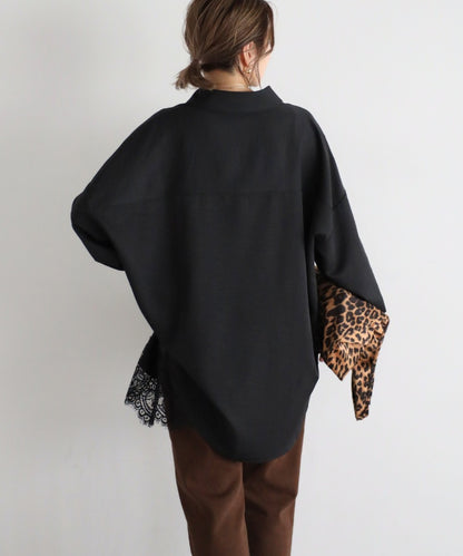 2Way Sleeve Drape Shirt [LADIES] 9