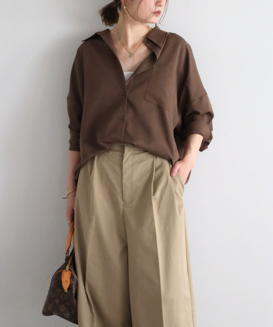 2Way Sleeve Drape Shirt [LADIES] 10