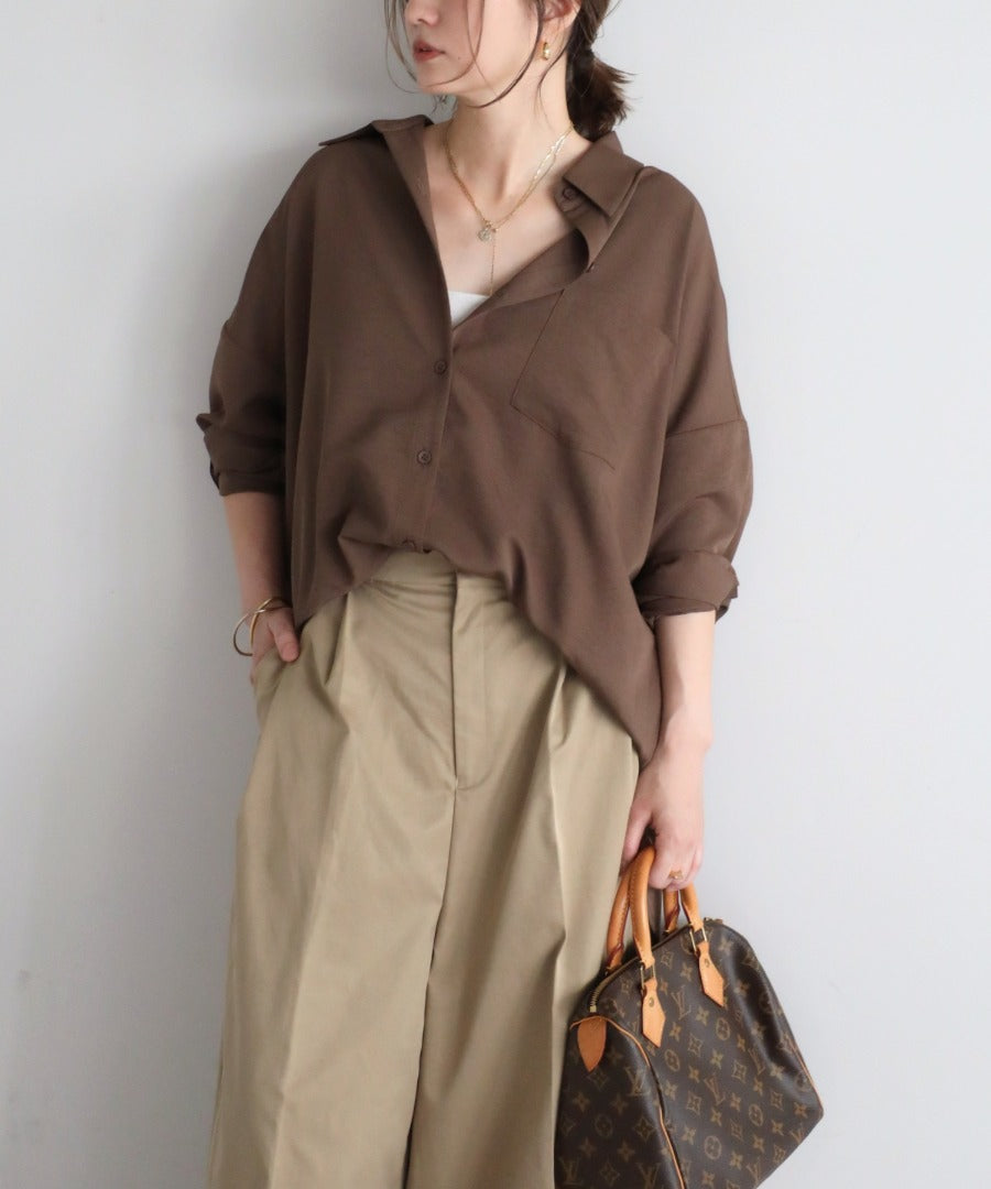 2Way Sleeve Drape Shirt [LADIES] 12