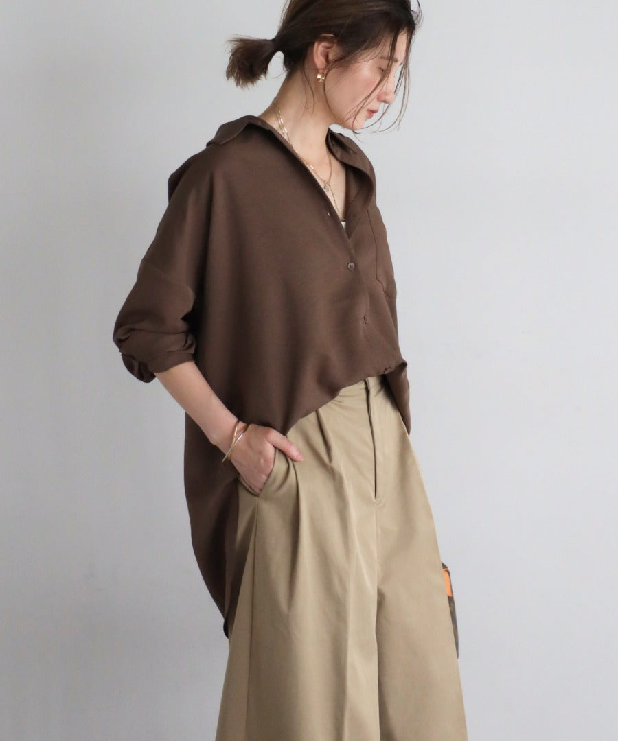 2Way Sleeve Drape Shirt [LADIES] 13