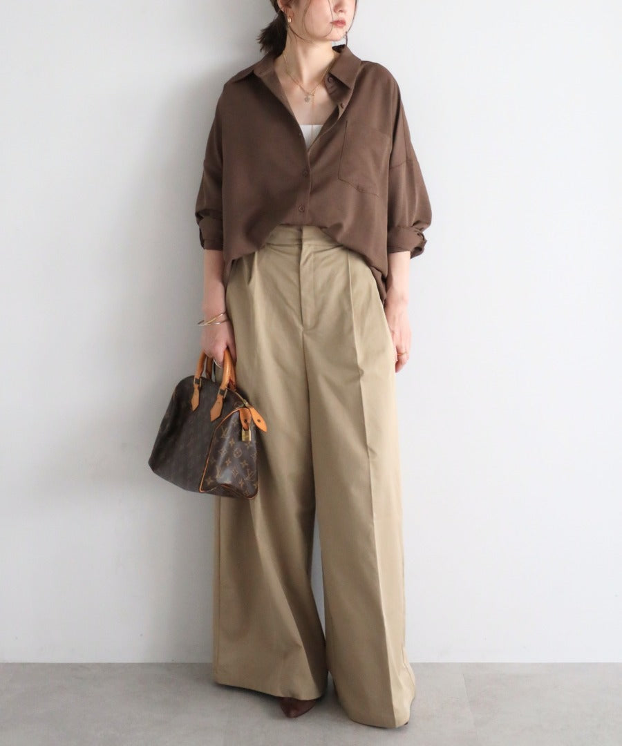 2Way Sleeve Drape Shirt [LADIES] 14