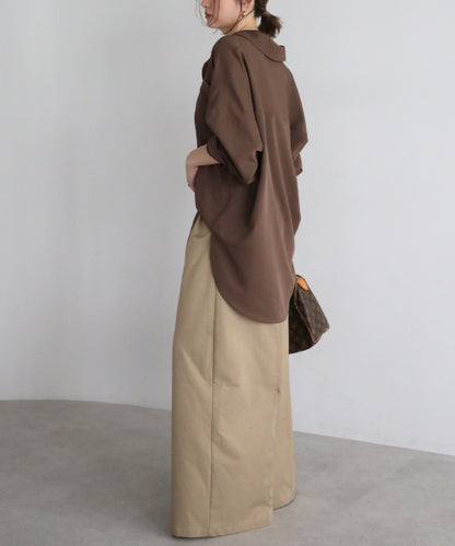 2Way Sleeve Drape Shirt [LADIES] 16