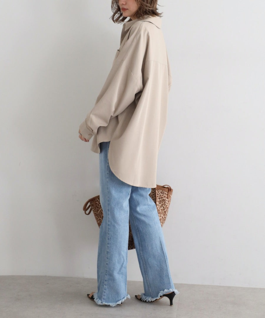 2Way Sleeve Drape Shirt [LADIES] 21