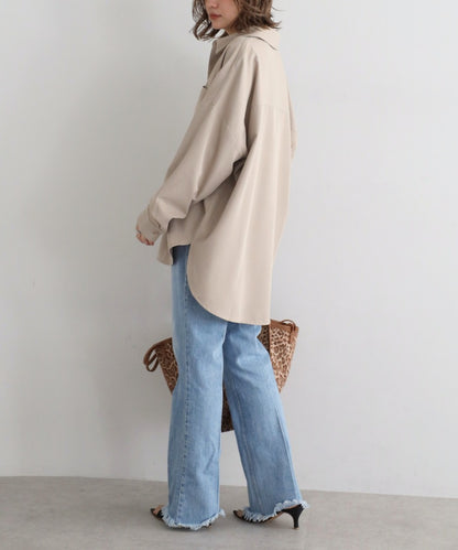 2Way Sleeve Drape Shirt [LADIES] 21