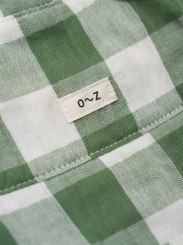 Dill Gingham Bucket Sun Hat [organic zoo] (26SS)