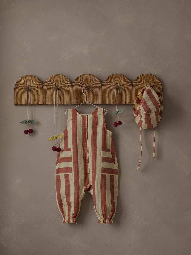 Tomato Stripes Jumpsuit [organic zoo] (26SS)