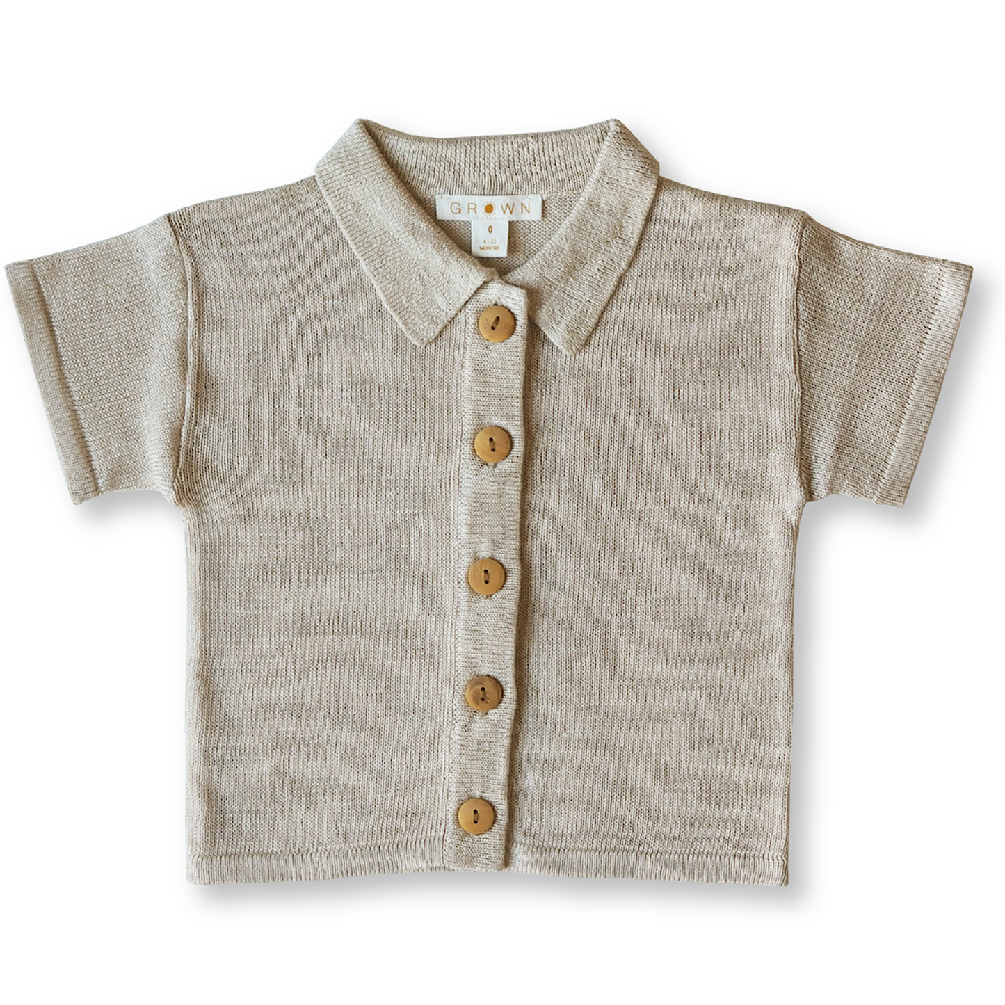 Grown / Linen Knit Shirt [SS22]