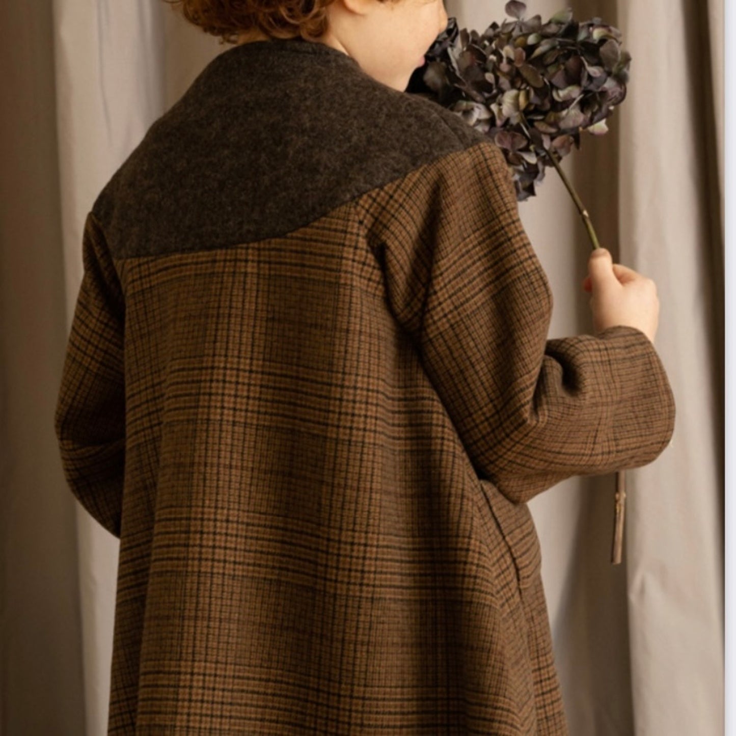 Bell Coat / brown check