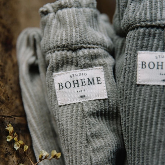 Carrot Corderoy pants / STUDIO BOHEME PARIS