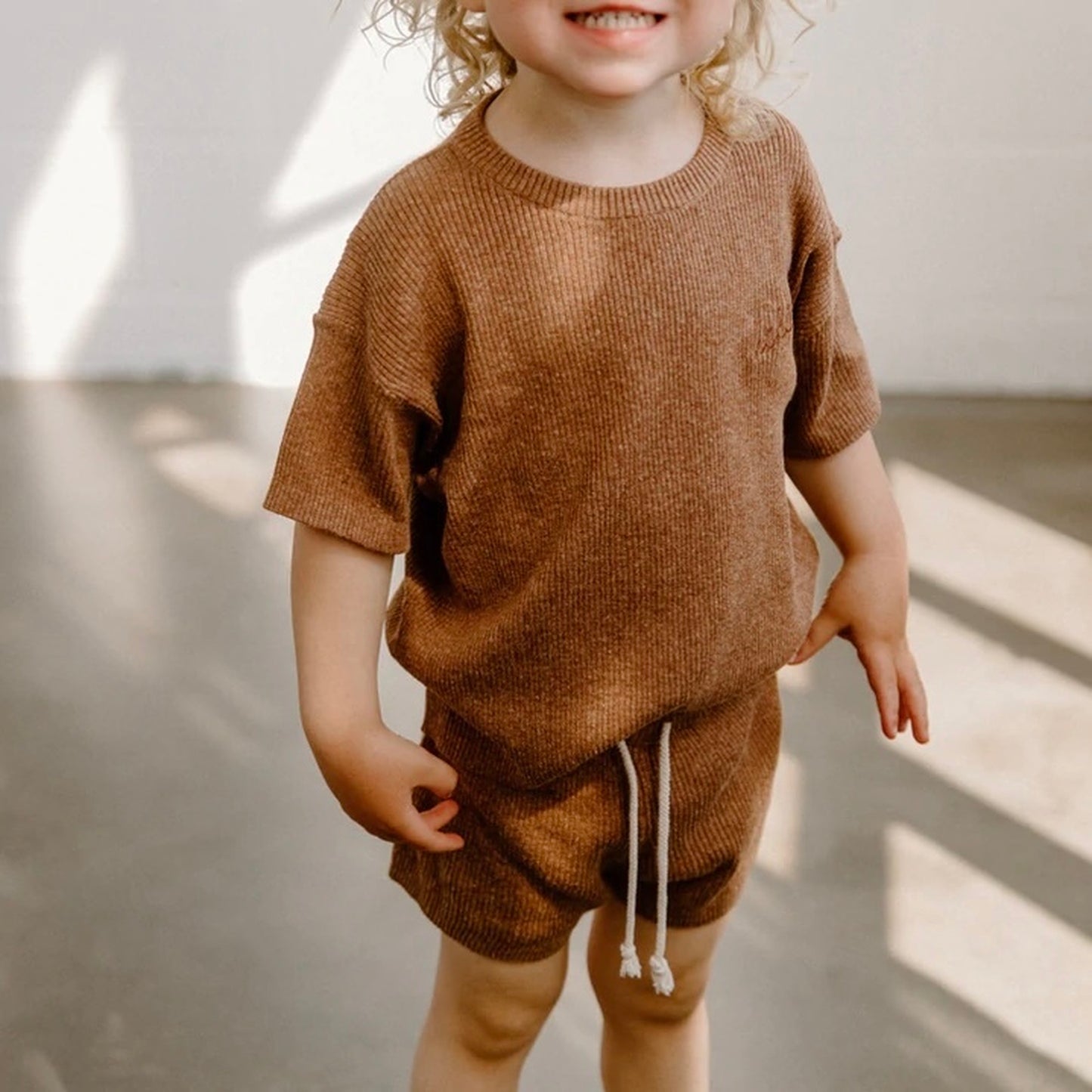 Grown / Hemp Ribbed Shorts (Brownie) [AW22]