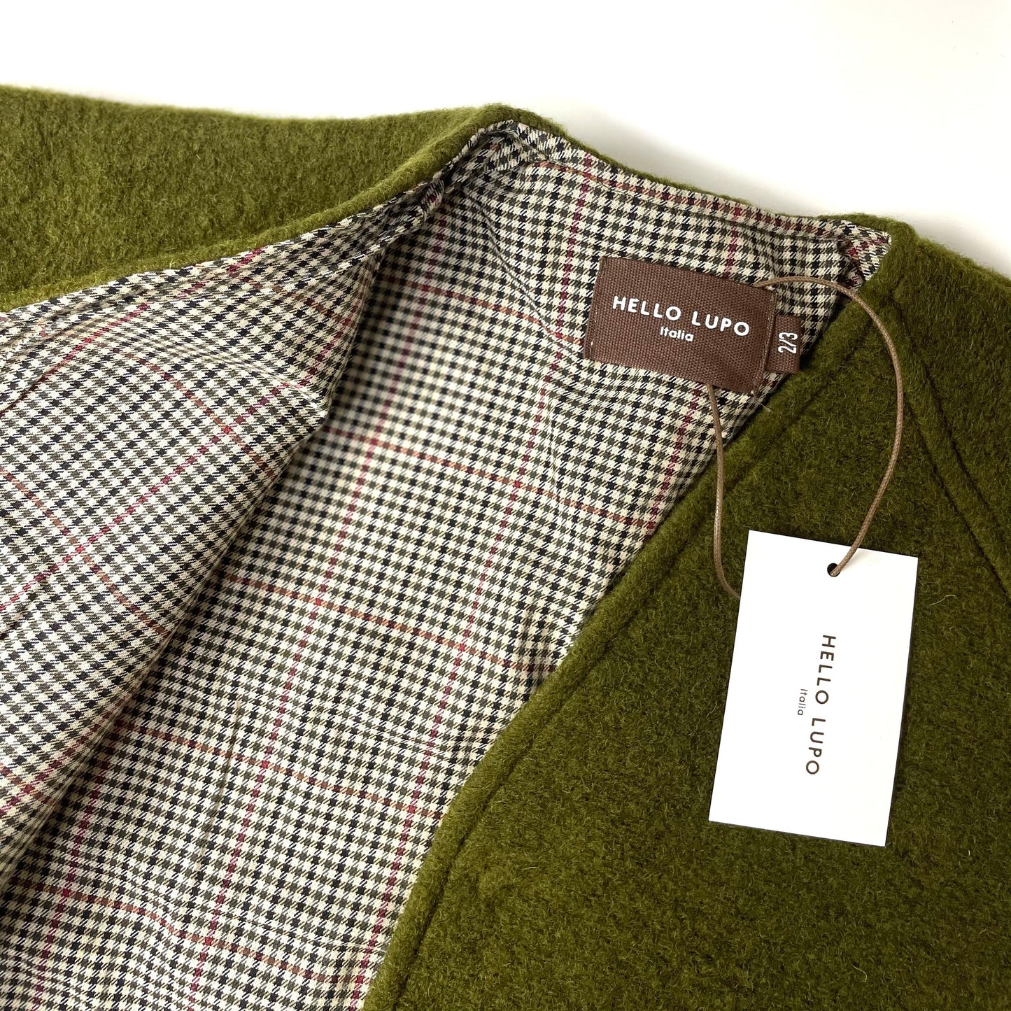 HELLO LUPO  / Lupo Kimono Coat (green) [AW22]