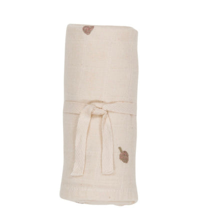 STUDIO BOHEME PARIS  / DOUDOU SMALL SWADDLE (Ecru/Artichokes) [AW22]