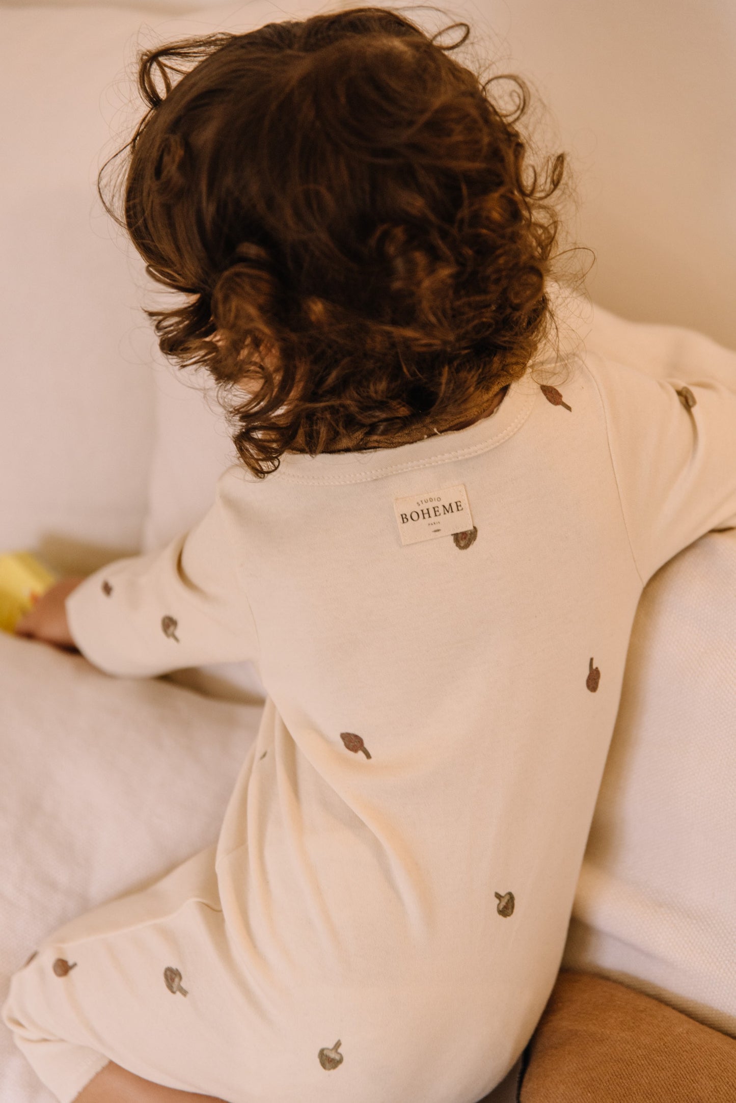 STUDIO BOHEME PARIS  / Jumpsuit BEN (Ecru/Artichokes) [AW22]