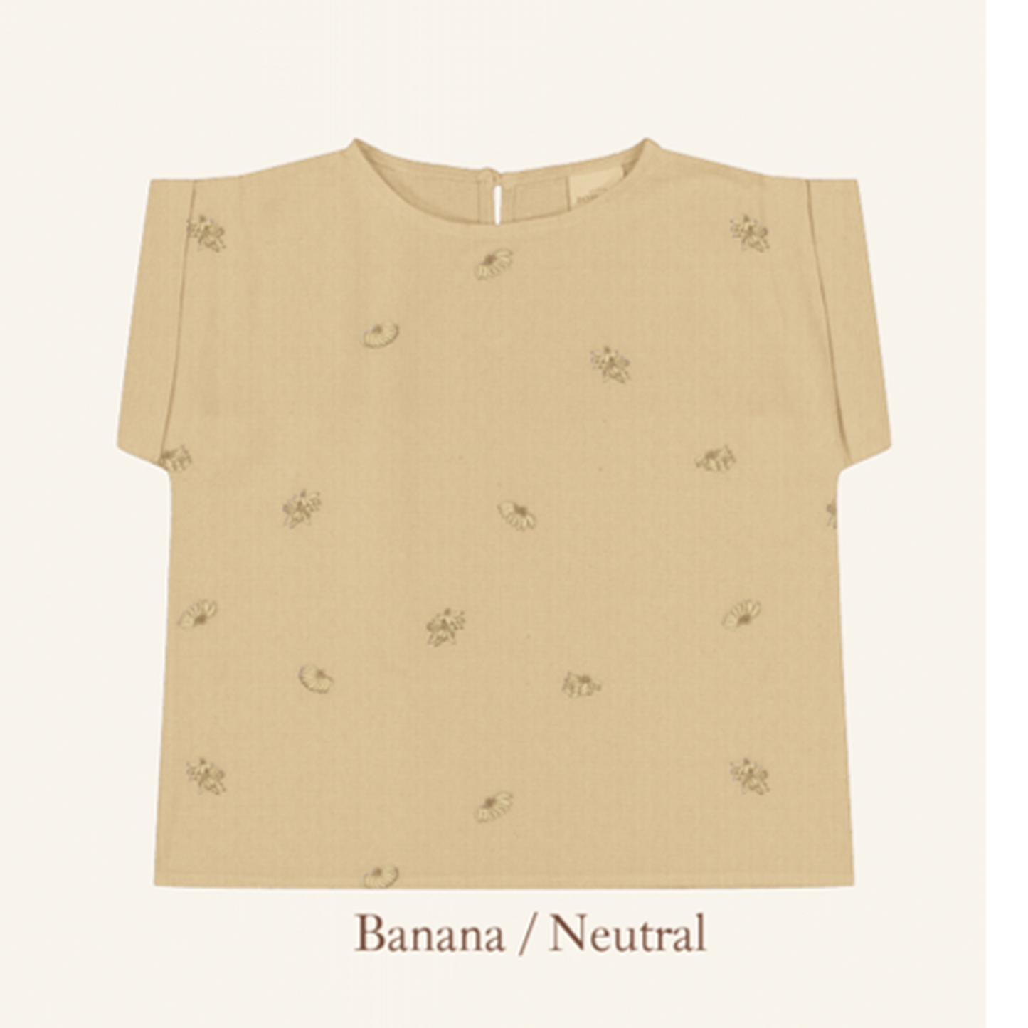 STUDIO BOHEME PARIS  / shirt praslin  (banana) [SS22]