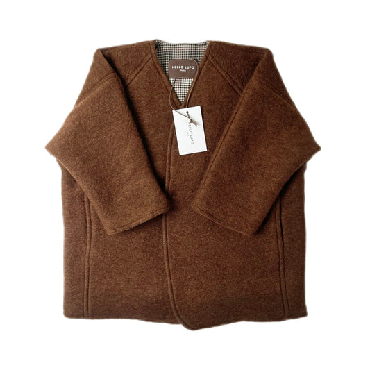 HELLO LUPO  / Lupo Kimono Coat (brown) [AW22]