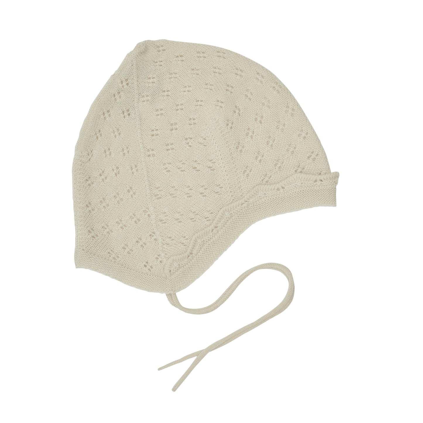 FUB / 8022 baby pointelle hat  (ecru) [AW22]