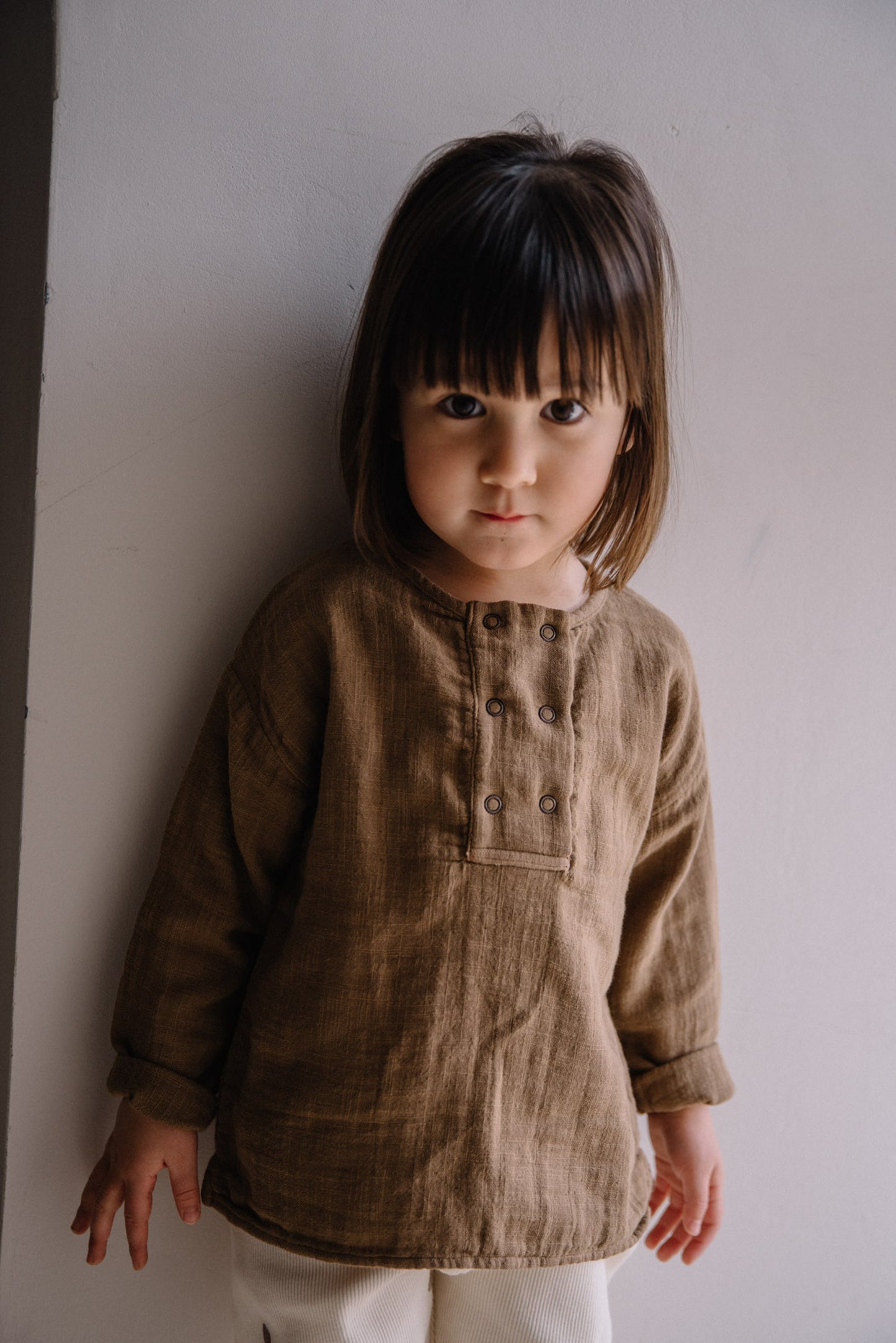 STUDIO BOHEME PARIS  / Kurta ROMEO (cocoa) [AW22]
