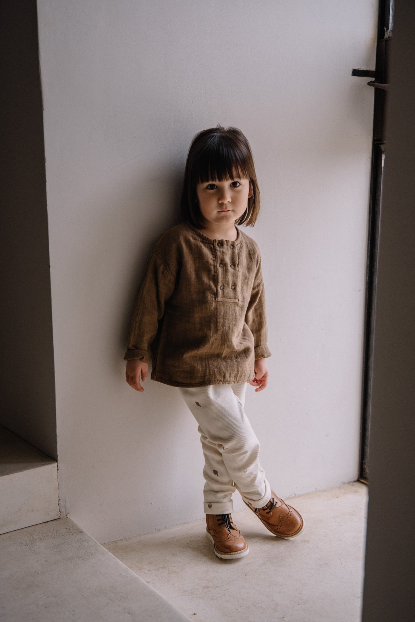 STUDIO BOHEME PARIS  / Kurta ROMEO (cocoa) [AW22]