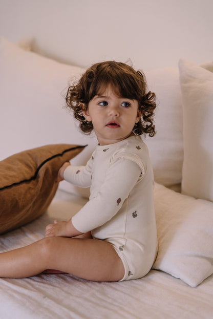 STUDIO BOHEME PARIS  / Bodysuit LALA (Ecru/Artichokes) [AW22]