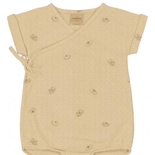 STUDIO BOHEME PARIS  / nuage romperse (banana) [SS22]