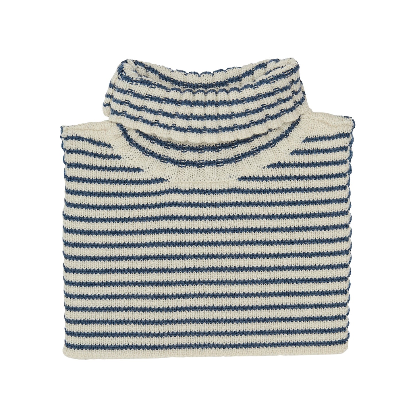 FUB / 7122 hi-neck warmer  (indigo) [AW22]