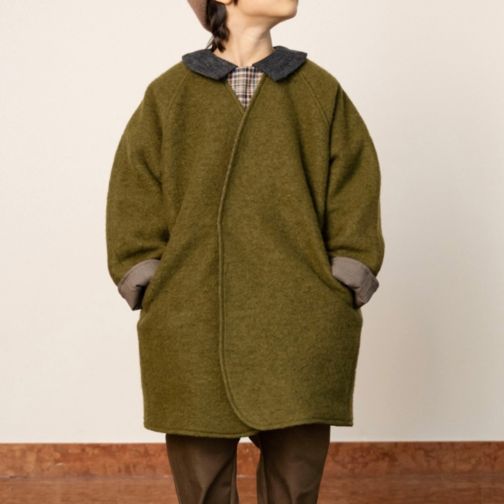 HELLO LUPO / Lupo Kimono Coat (brown) [AW22] – anoko.