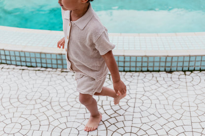 Grown / Linen Knit Shirt [SS22]