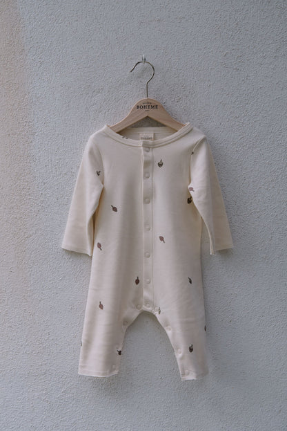 STUDIO BOHEME PARIS  / Jumpsuit BEN (Ecru/Artichokes) [AW22]