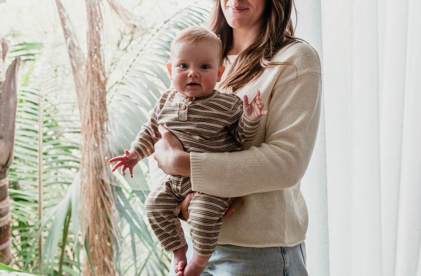 Grown / Organic Jumpsuits (Mocha marle) [SS22]