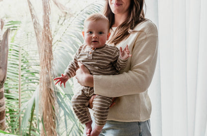 Grown / Organic Jumpsuits (Mocha marle) [SS22]