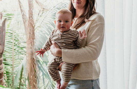 Grown / Organic Jumpsuits (Mocha marle) [SS22]