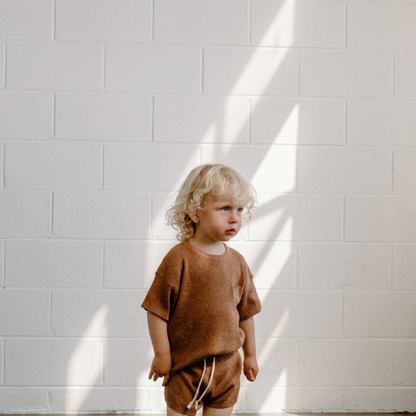 Grown / Hemp Ribbed Shorts (Brownie) [AW22]