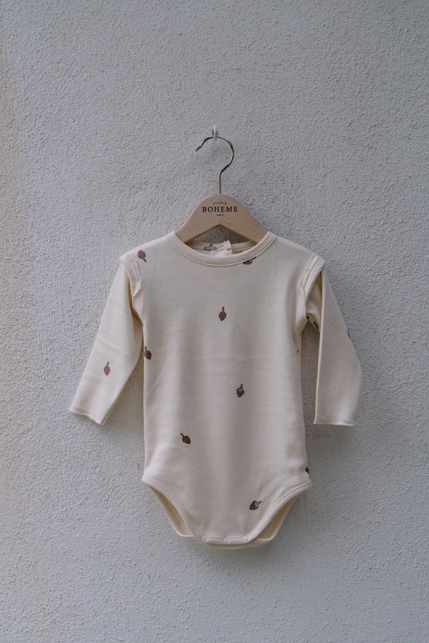 STUDIO BOHEME PARIS  / Bodysuit LALA (Ecru/Artichokes) [AW22]